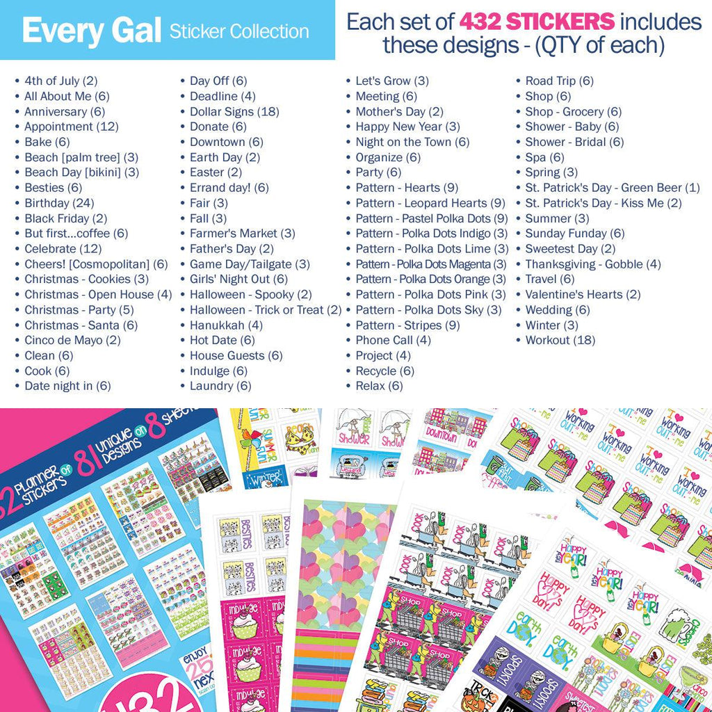 Gal Sticker Every Gal Stickers for Events | Add Fun to Your Planner – Denise Albright®