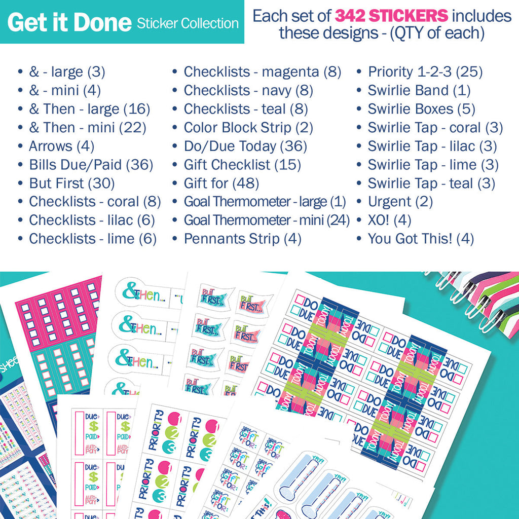 2023-24 Reminder Binder® Planner + Sticker Set Bundle