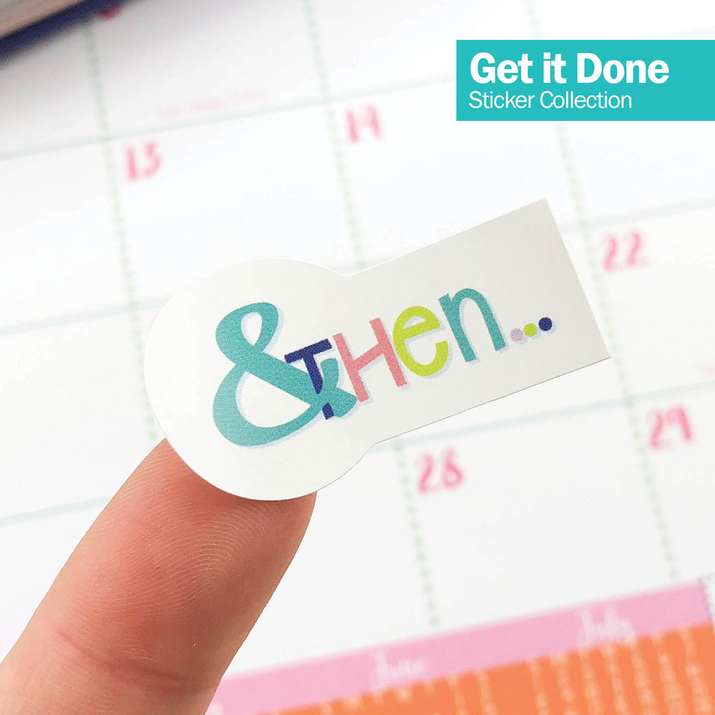 Get it Done Planner Stickers - Goal Planning, Checklist, etc.