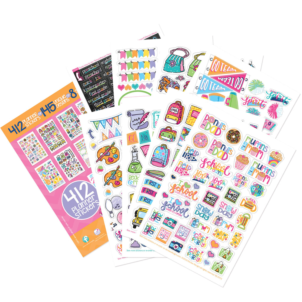 Plan and Organise + Stickers - Children's Journal + Stickers Bumper Pack 