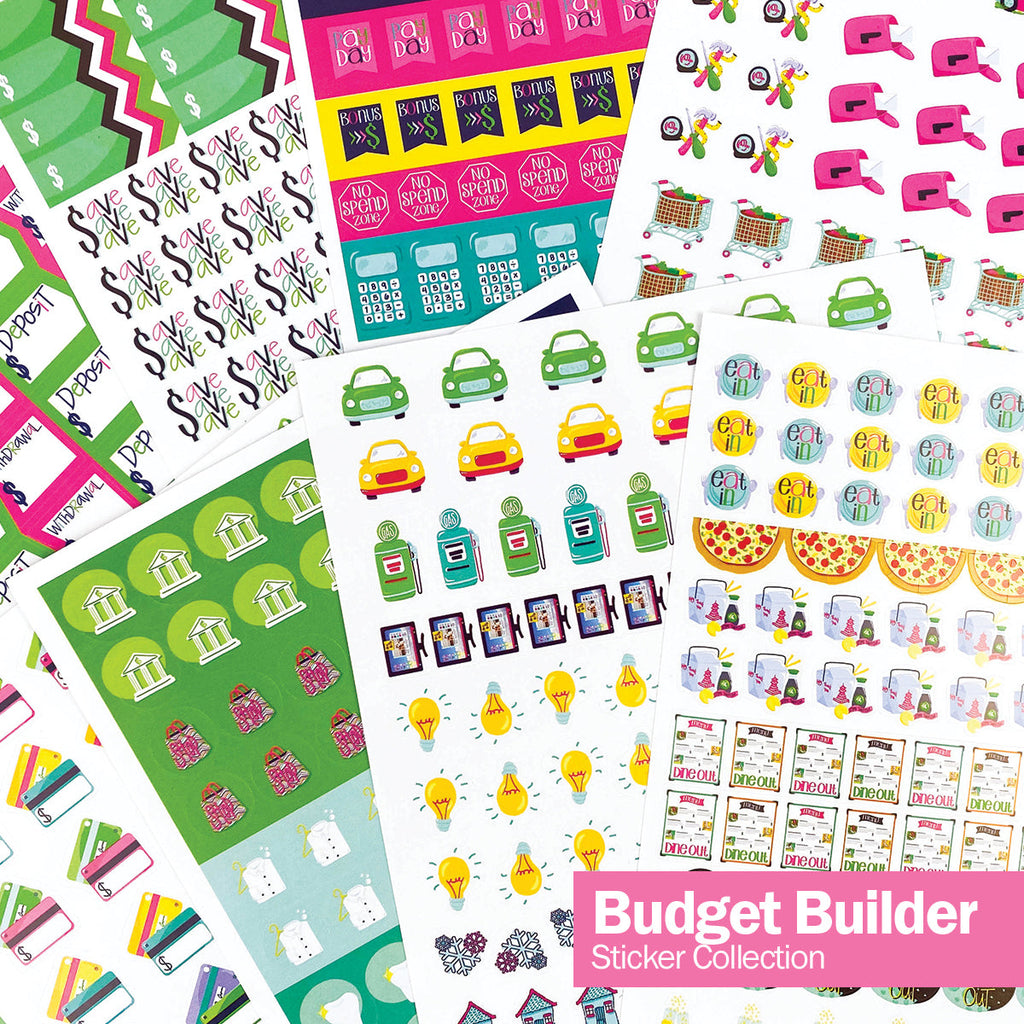 Bundle of TWO Planner Stickers | Family, Work, To-Dos, Events, Goals | 8 Styles