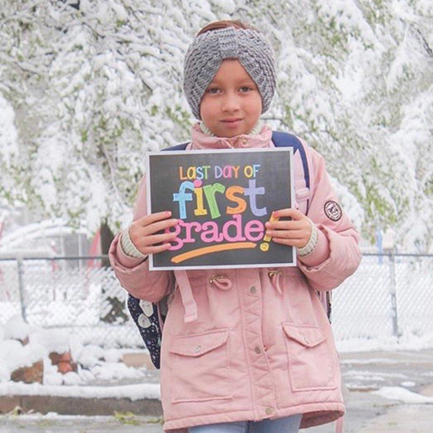 First Day & Last Day of School Signs | Picture Props for Busy Moms ...