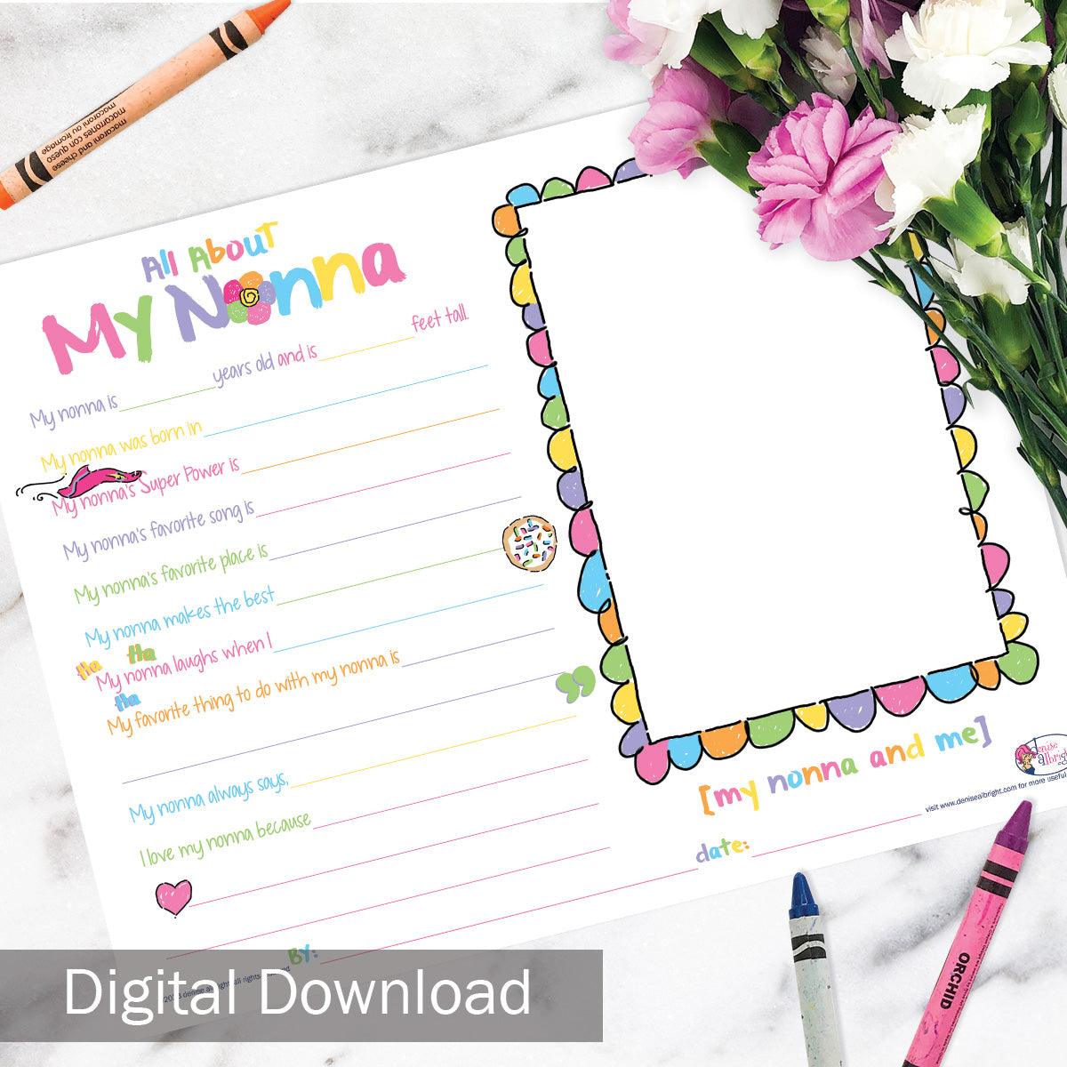 free-stuff-tagged-about-my-nana-denise-albright for All About My Nana Printable Free FREE Stuff – Tagged