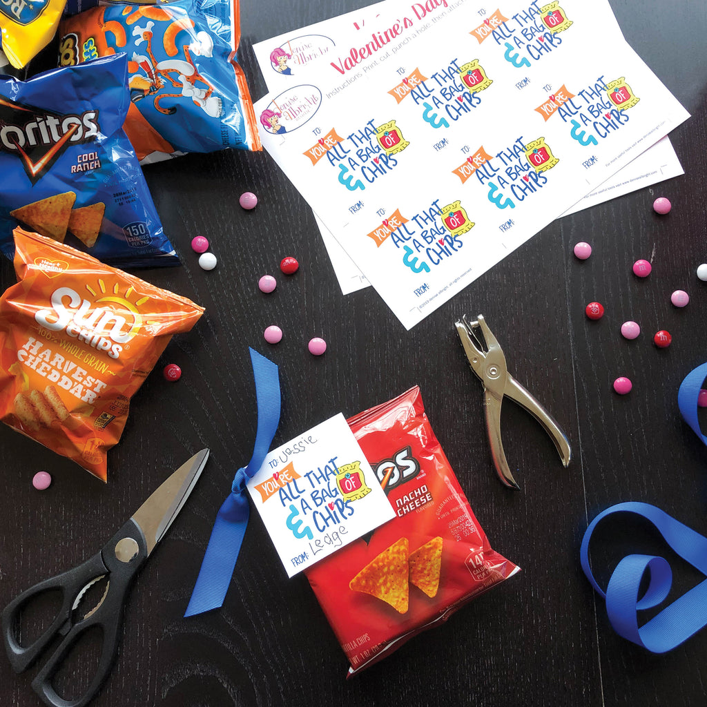 kids valentines day tags free digital download