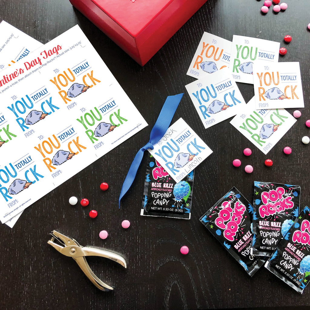 kids valentines day tags free digital download