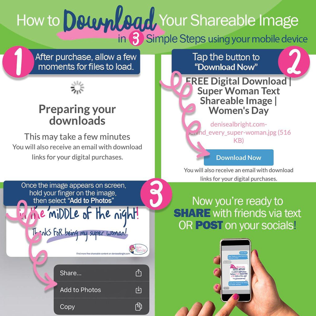 FREE Digital Download | I'm 2021% Done Text Shareable Image | Graduation - Denise Albright® 
