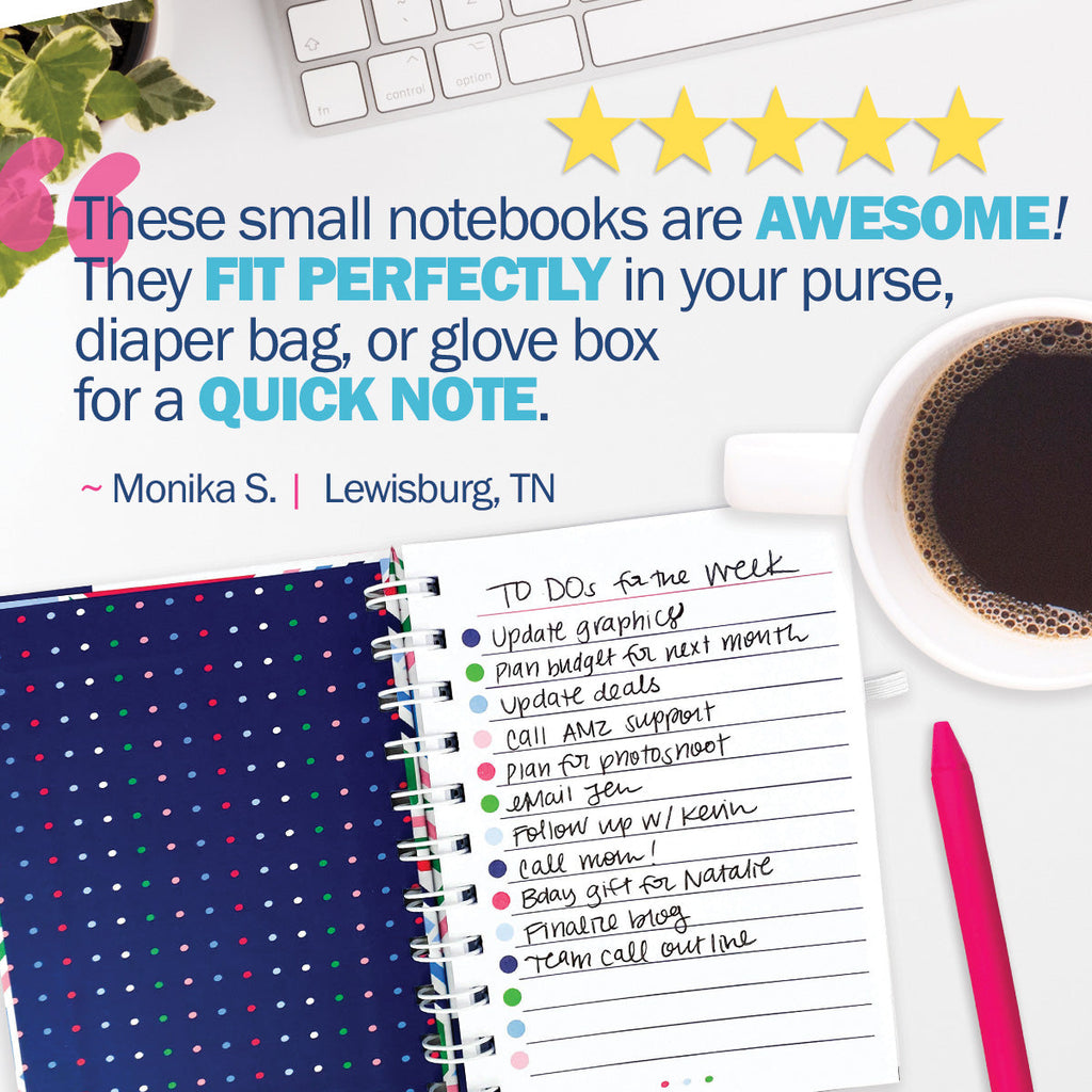 Bright & Cheery Bundle | 2023-24 Reminder Binder®+ [3] Planner Pads + Mini Notebook